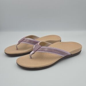 Vionic Women's Tide Casandra Flip‎ Flop in Lilac, Size 10